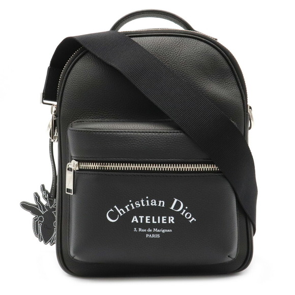 Dior Homme Black Atelier 2WAY Leather Shoulder Christian Bag - Picture 2 of 9